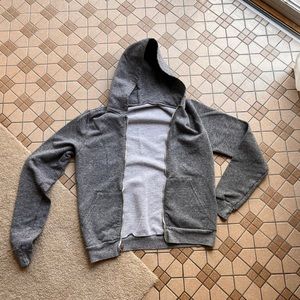 American Apparel Mid 2000s women’s triblend zip hoodie